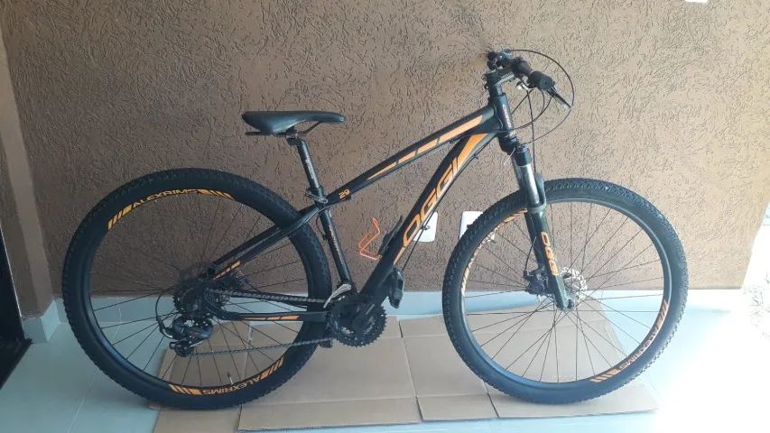 Bicicleta Oggi - Aro29 - Preta e Laranja - Foto 5