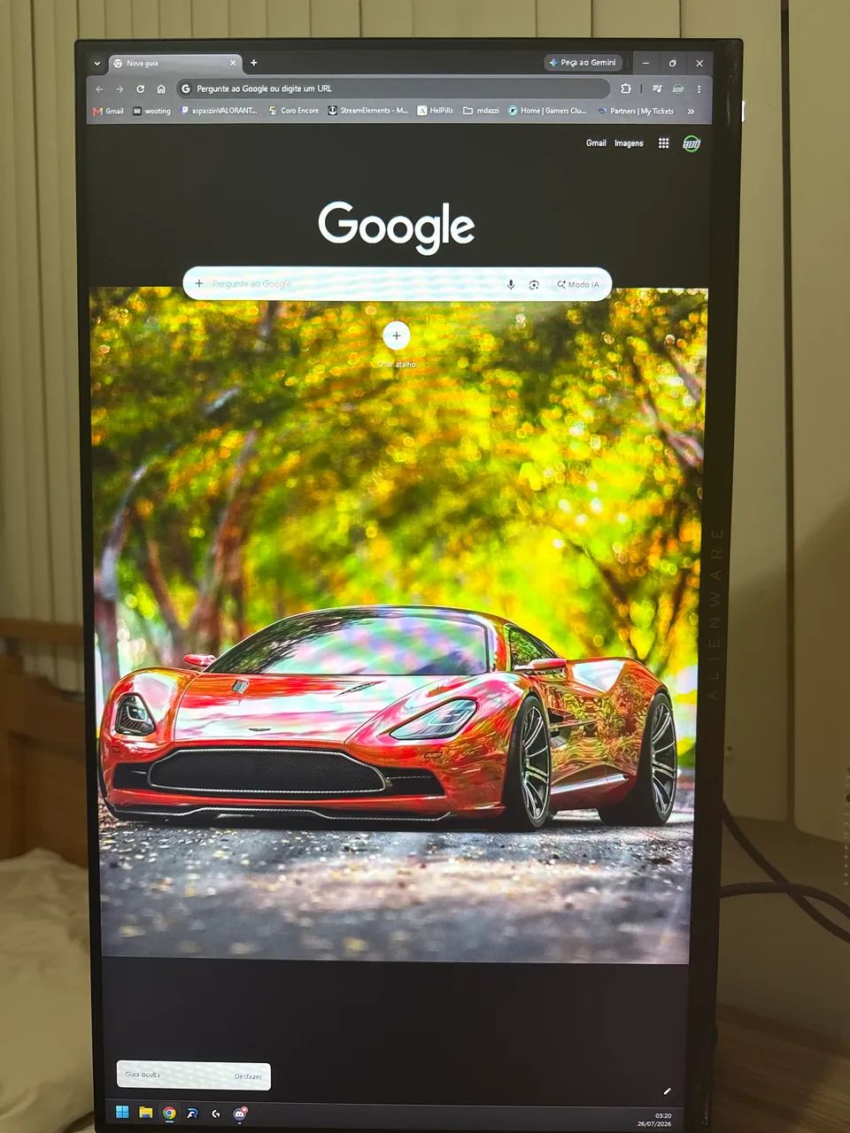 Monitor gamer alienware 360hz