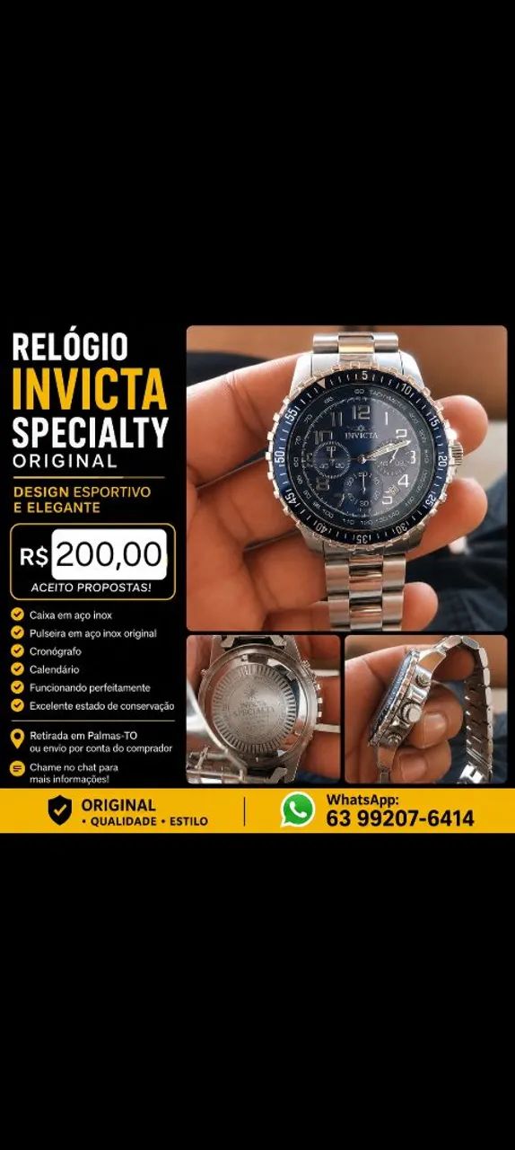 Relógios Invicta - Foto 2