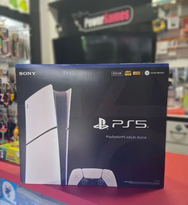PS5 SLIM DIGITAL - 825 GB - NOVO 