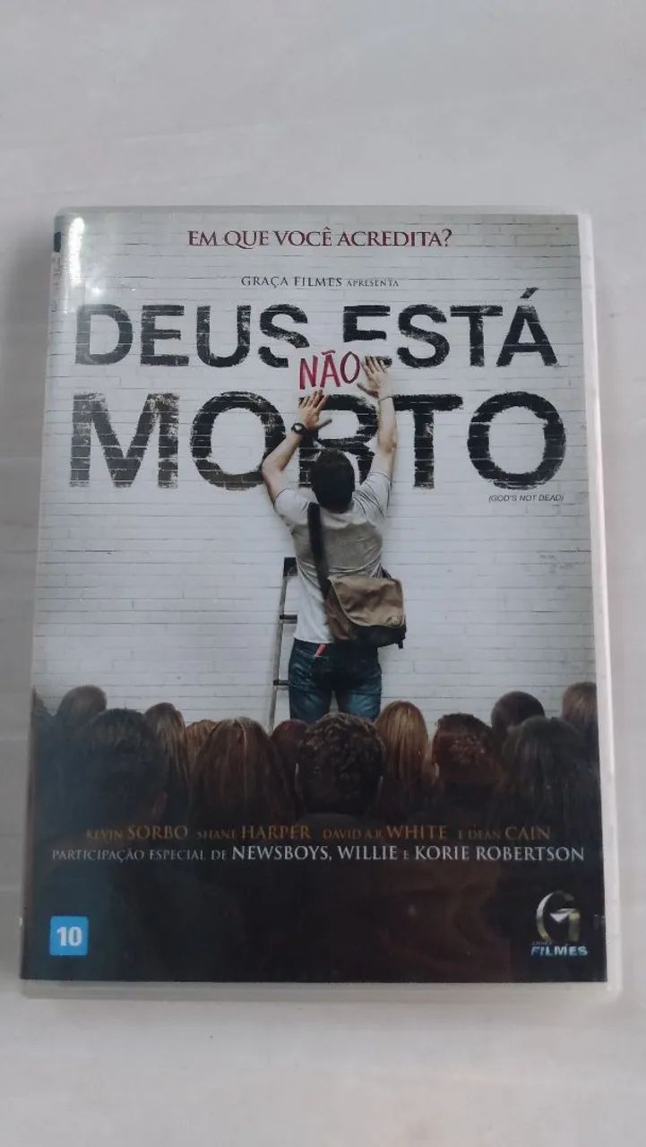 DVD original Deus não está morto ótimo estado. 