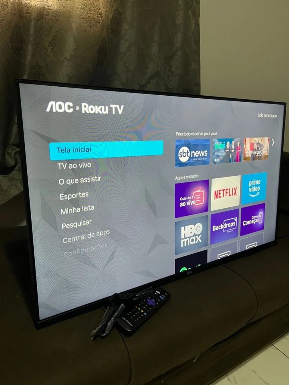 Tv Aoc Roku 43? Nova - Foto 2