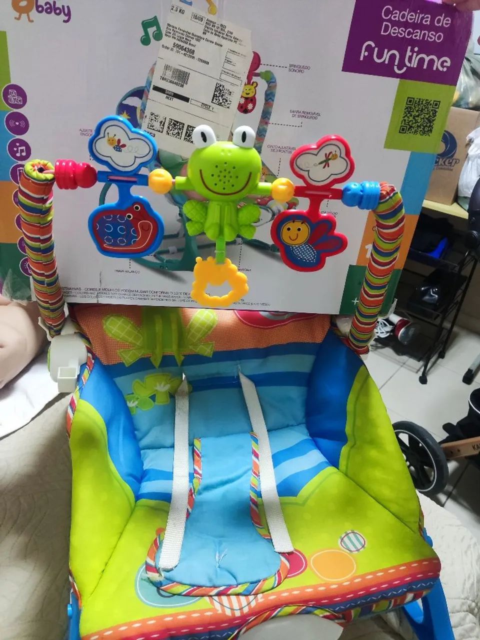 Cadeirinha de apoio massageadora - Foto 2