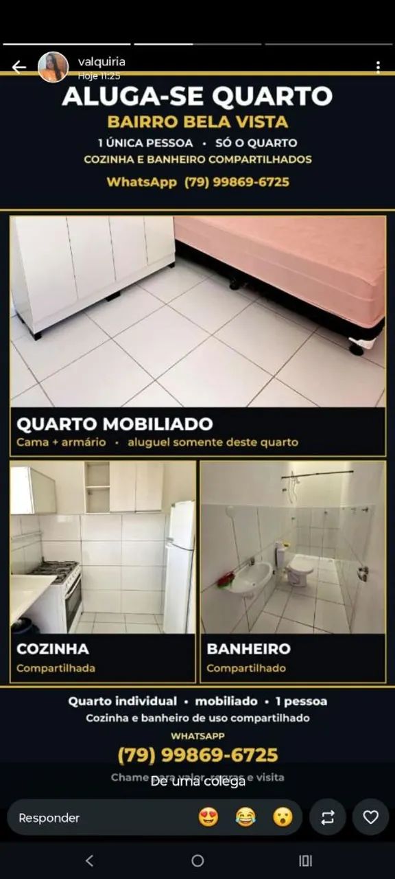 Alugo dormitório 