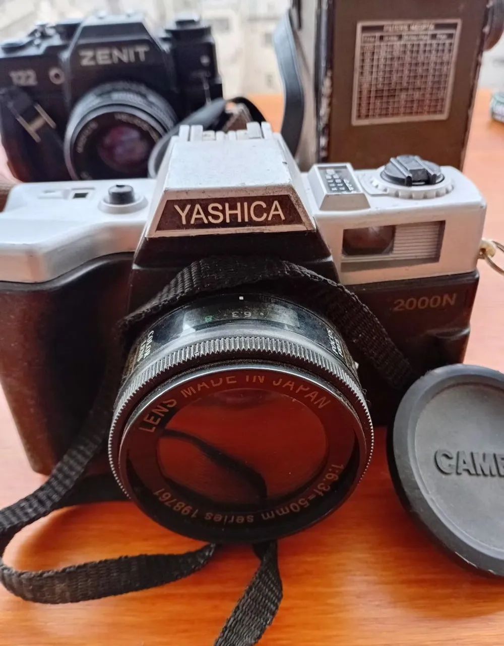 Camera analógica zenit 122 flexaret e yashica 2000n sem teste - Foto 5