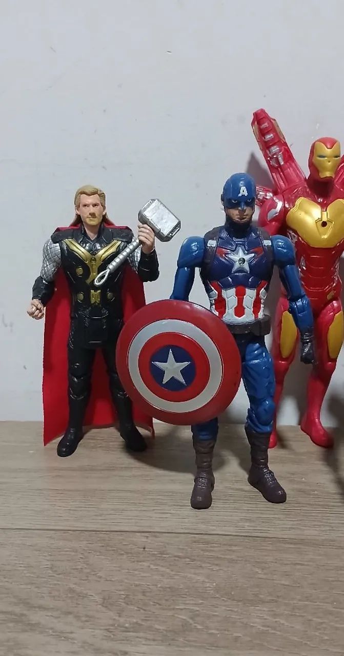 Bonecos vingadores marvel bootlegs lote - Foto 2