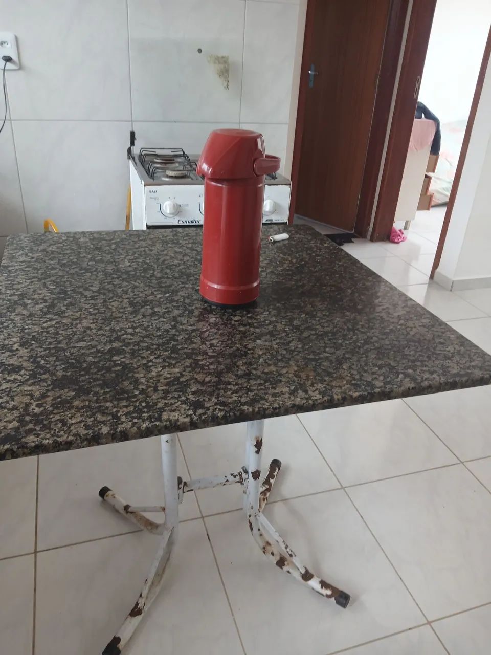 Mesa puro mármore  4 lugar - Foto 2