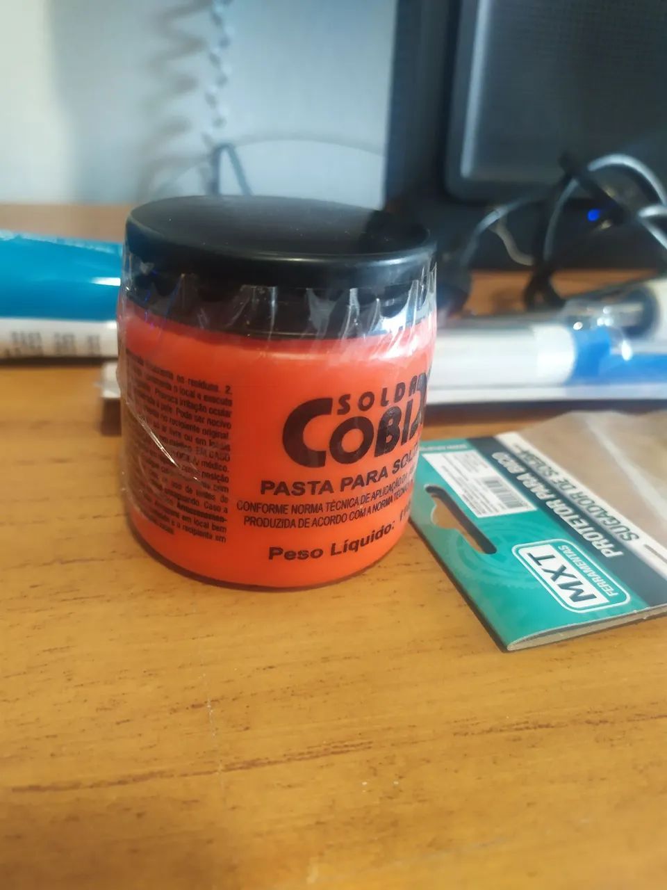 Kit reparo celular com ferro de solda e sugador  - Foto 3