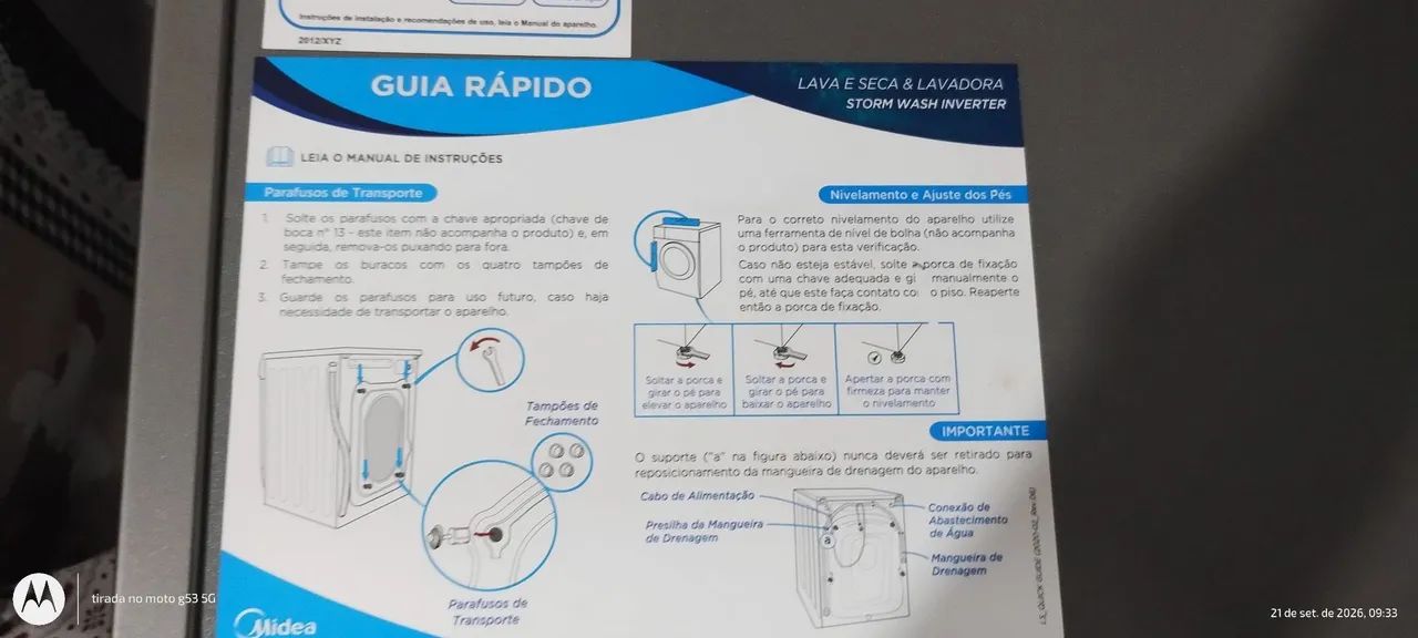Lava e seca NOVA , nunca usada 127volts - Foto 5