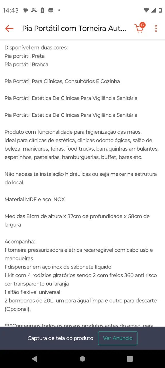Pia portátil  - Foto 3
