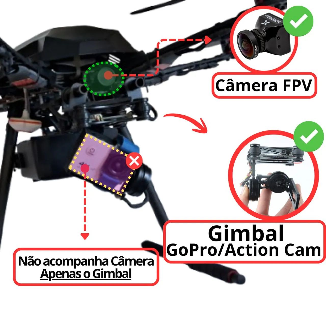 Drone FPV - GPS - 6 MOTORES - Foto 3