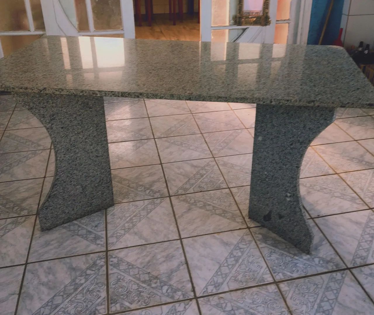 Mesa de granito com pés de granito  - Foto 2