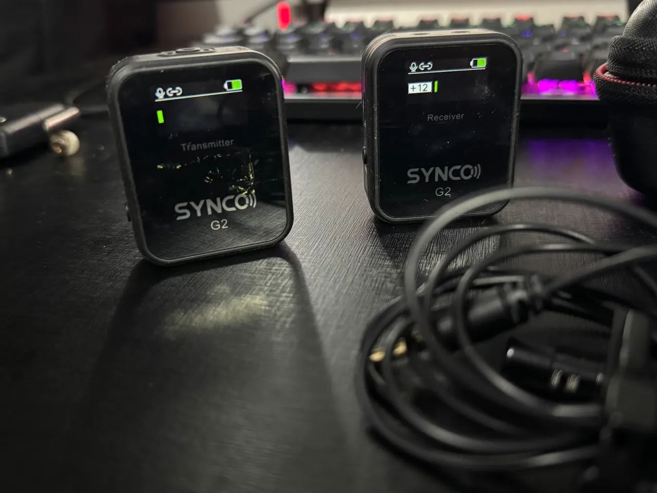 Microfone de lapela sem fio marca synco A2 - Foto 4