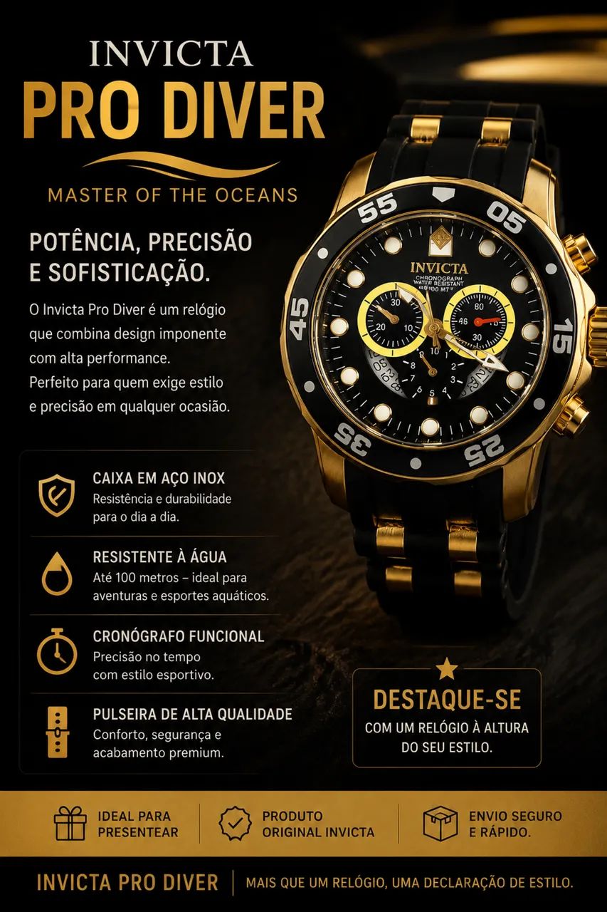 ? Relógio Invicta Pro Diver Original - Estilo e Presença - Foto 2