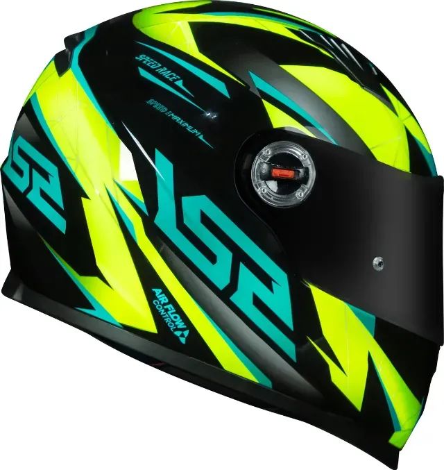Capacete Ls2 Ff358 Draze verde amarelo