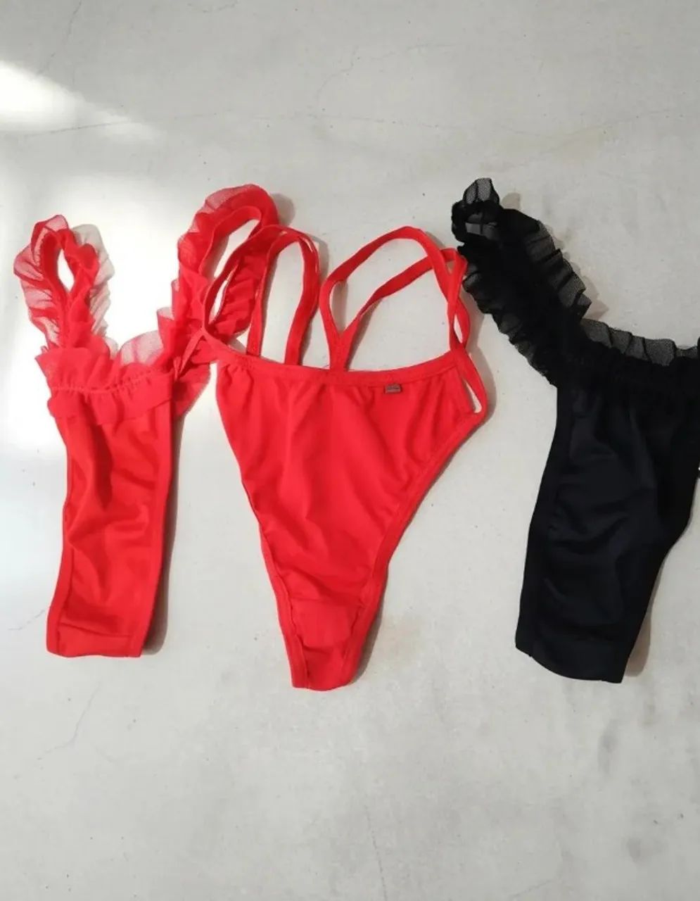 kit exclusivo com 3 calcinhas sexy - Foto 4