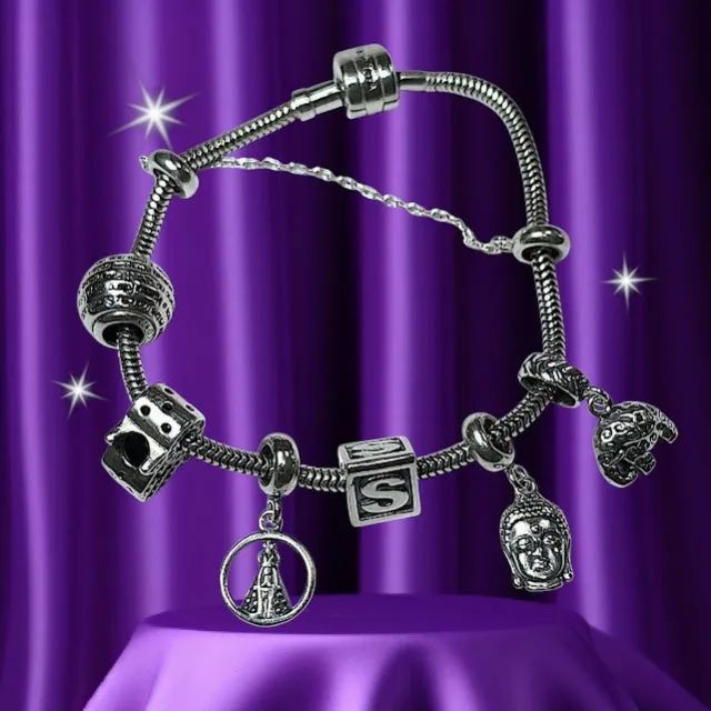 Pulseira Berloqueira com 06 Berloques - Foto 4