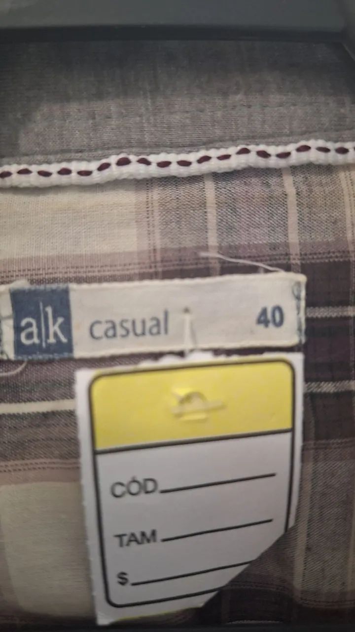 Blusa feminina quadriculada - Foto 3