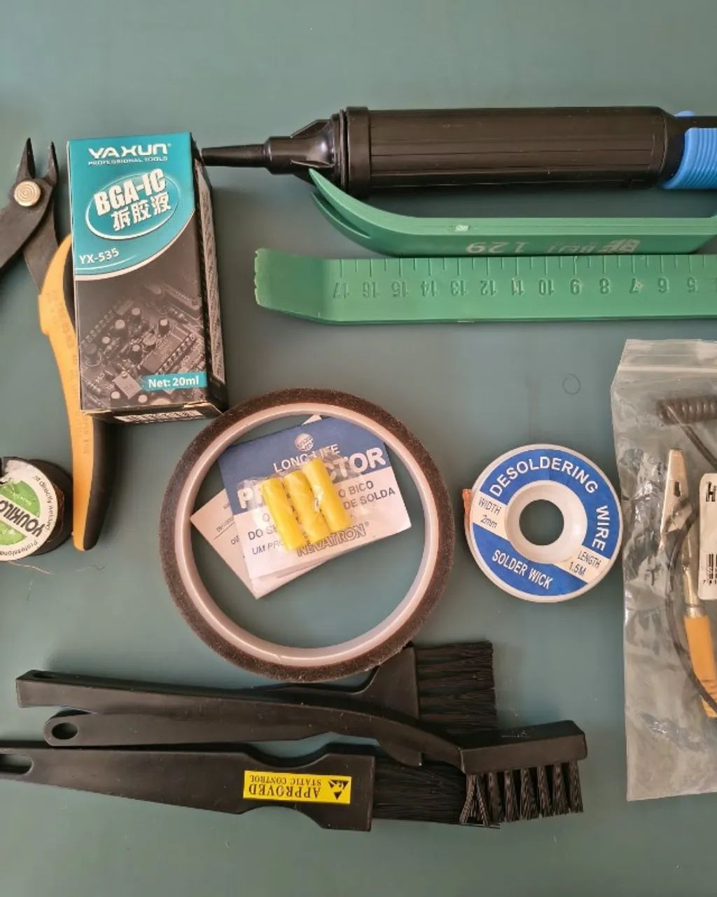 KIT COMPONENTES E FERRAMENTAS PARA CONSERTO DE MÓDULOS VEICULARES - Foto 3
