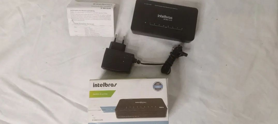 Switch 8 portas 10/100mbps - Intelbras - SF 800VLAN - Foto 2