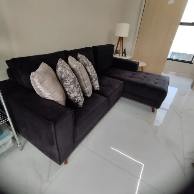 sofá de canto com chaise modelo Ibiza65581376774402121