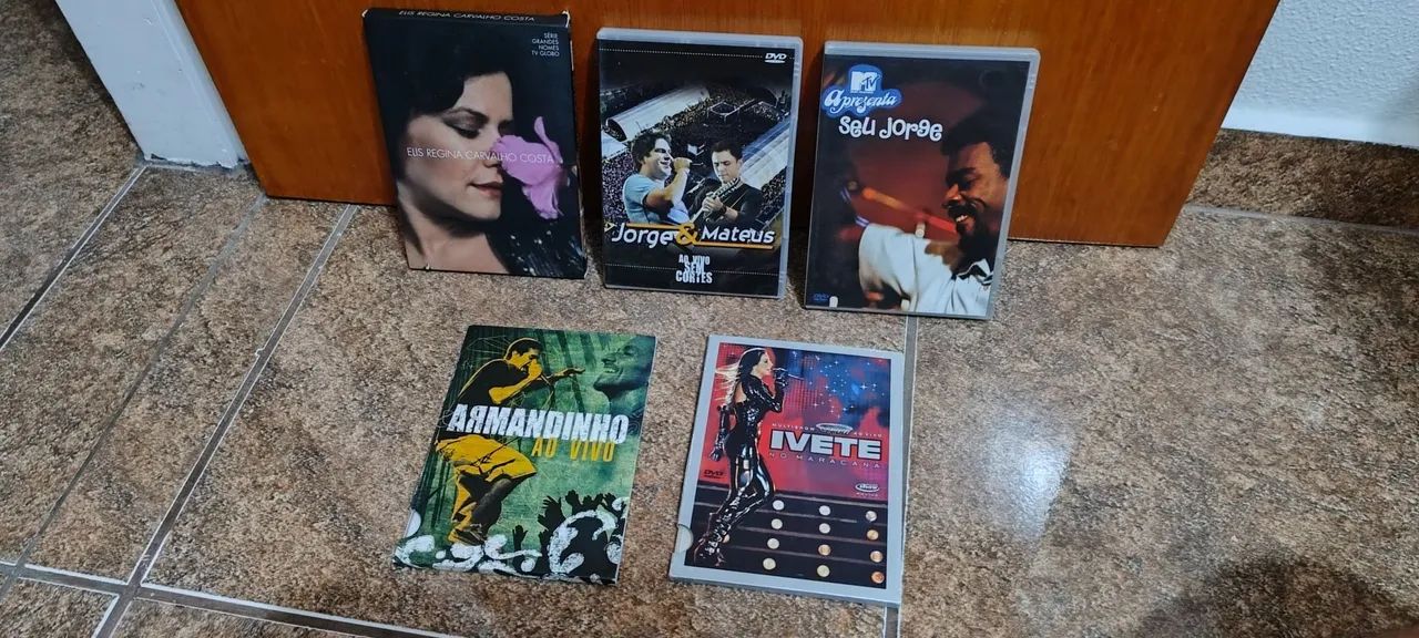 Lote 5 DVDs shows