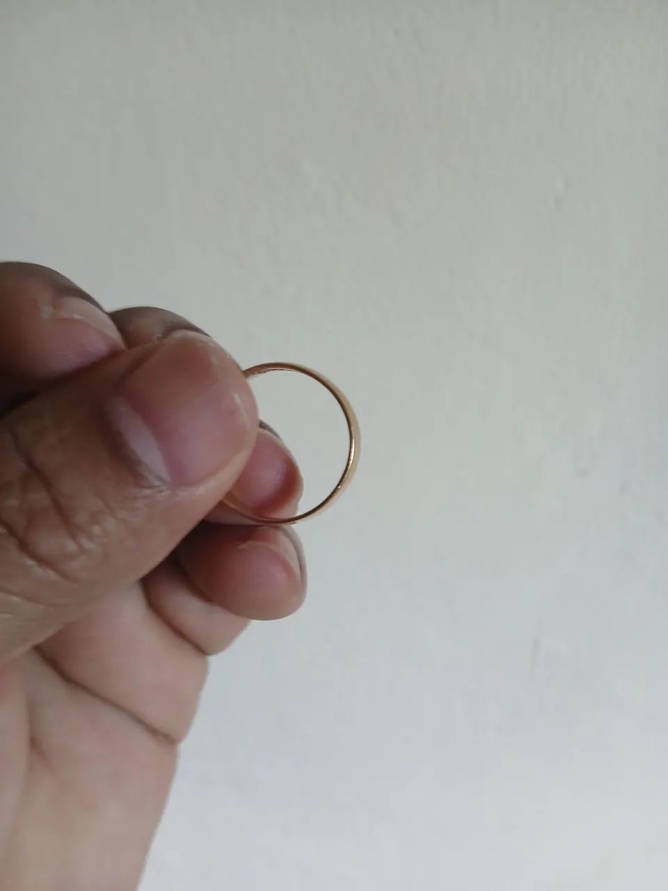 Aliança de ouro 18k 3 gramas - Foto 2