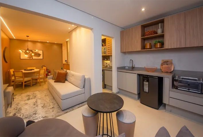 Apartamento com varanda gourmet (2 quartos e 1 suíte) - Troco por Carro