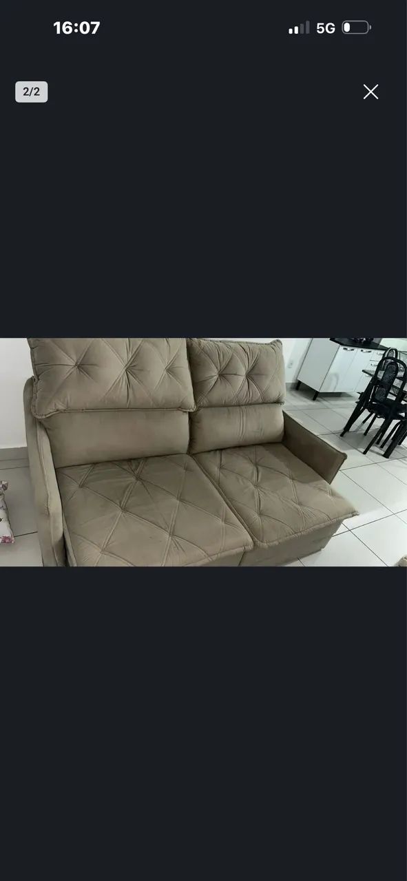 Sofá pra sair rápido!!! - Foto 2