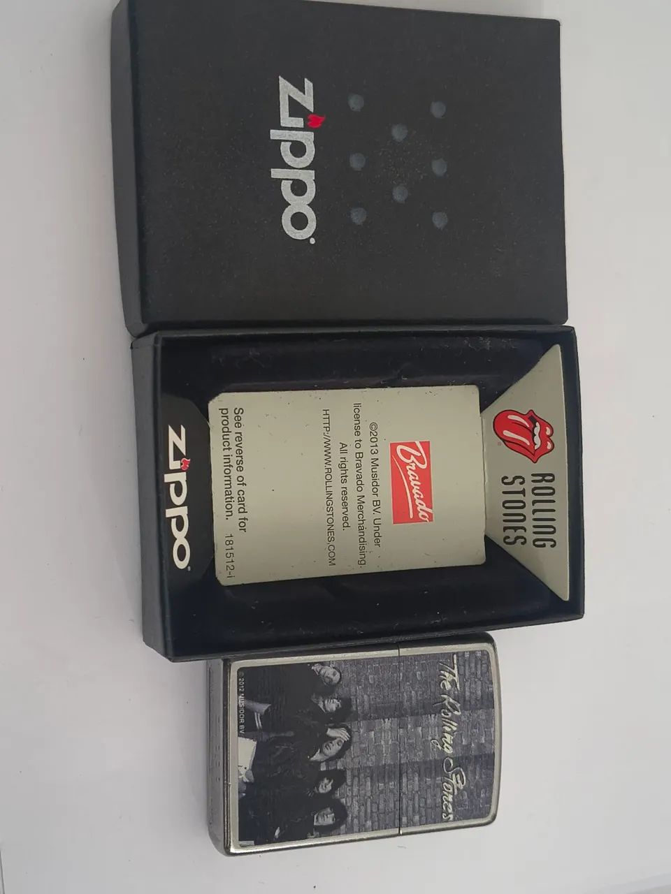 Isqueiro Zippo original Rolling Stones (EUA)