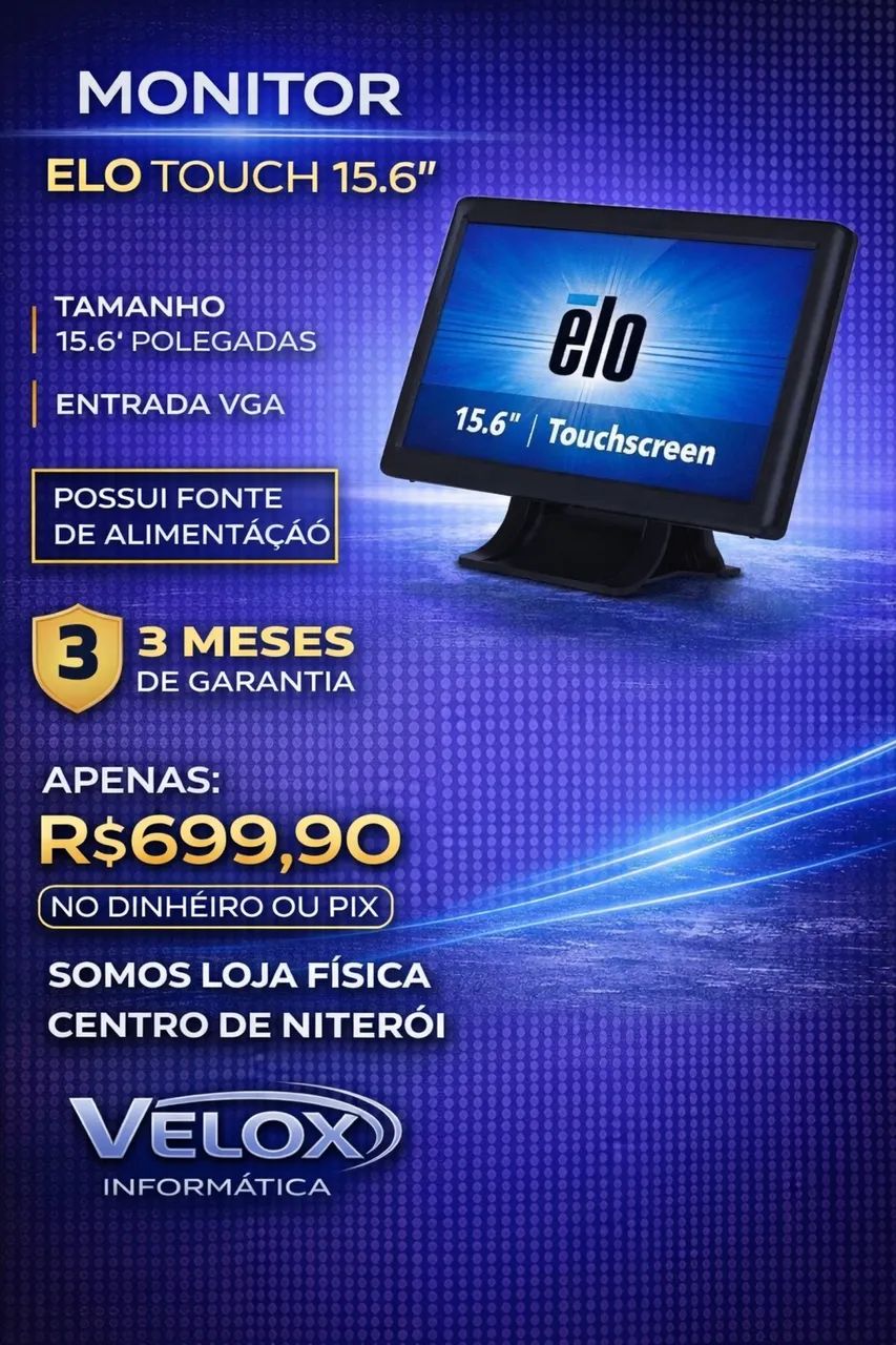 MONITOR ELO TOUCH 15.6
