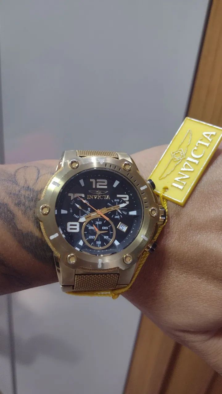 INVICTA SPEEDWAY CHRONOGRAPH 19530( SEMINOVO, ORIGINAL ) - Foto 4
