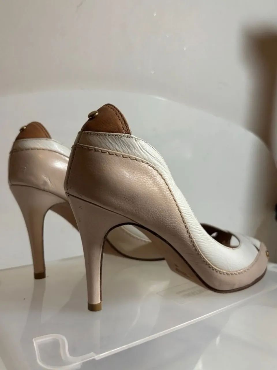 sandália corello peep toe 38 - Foto 3
