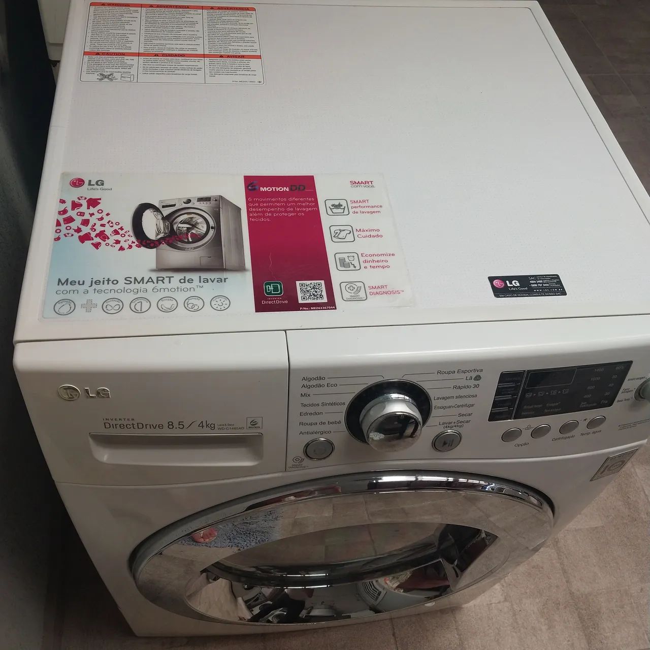 Lava e Seca LG Direct Drive 8,5kg  - Foto 2