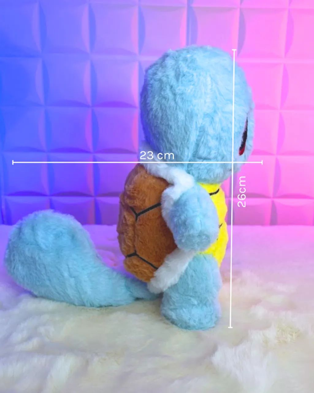Pelúcia Squirtle Pokémon - 26cm - Foto 4