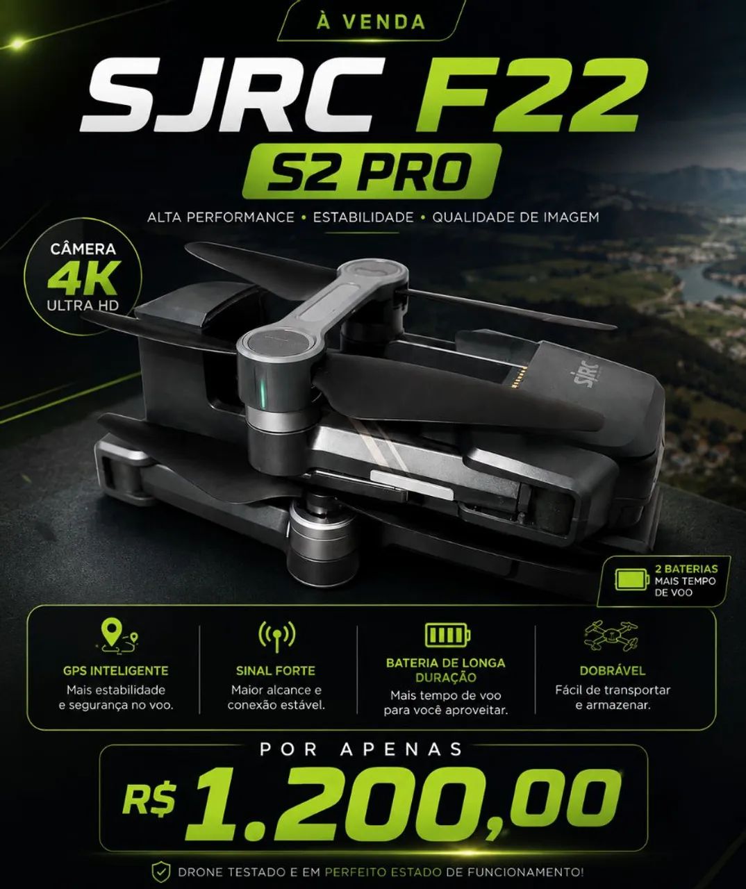Drone SJRC F22 S2 PRO  - Foto 3