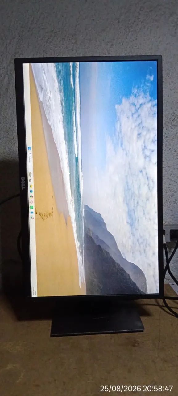 MONITOR DELL 23.1 POLEGADAS MODELO GIRATÓRIO HDMI, VGA E DISPLAY PORT - Foto 2