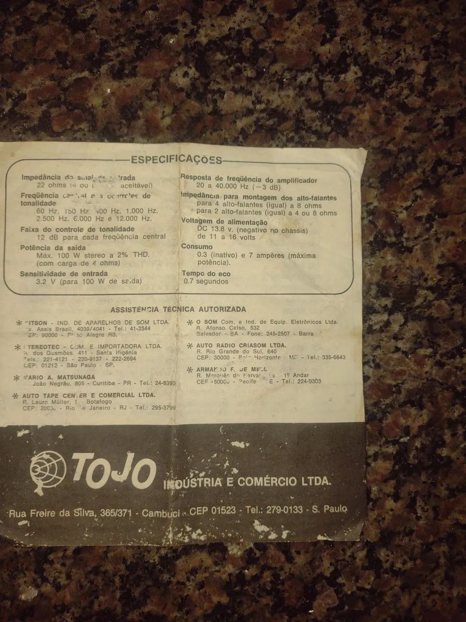 Tojo Gr 300 manual de instruções  - Foto 3