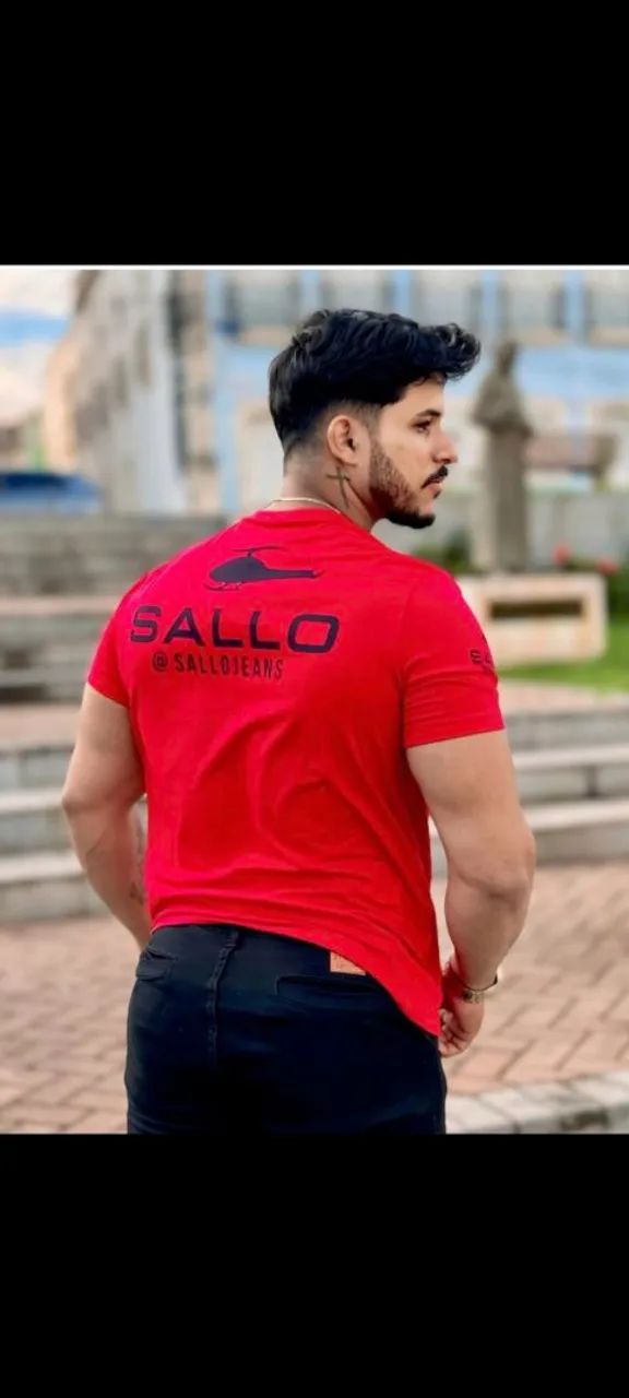 Camiseta Sallo Logo Helicóptero 