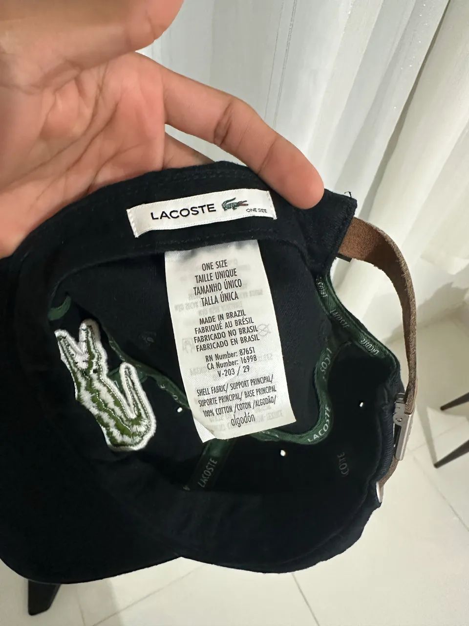 Boné Lacoste big croco - Foto 3