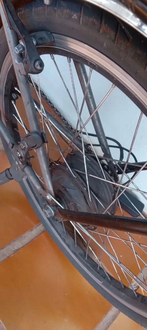Bike elétrica adaptada aro 26 - Foto 4