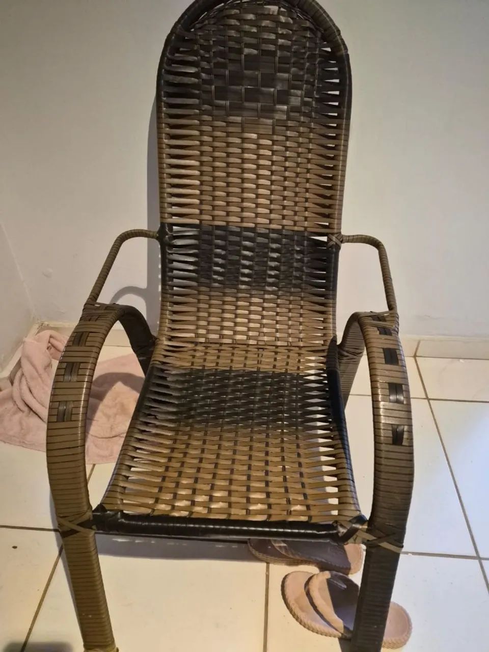 Vende jogo de cadeira de ráfia  - Foto 3