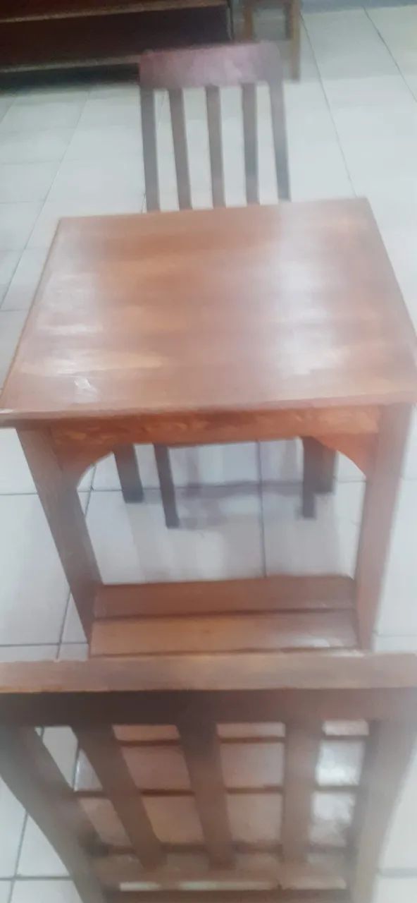 Mesa de madeira para bar 60 x 60 - Foto 2