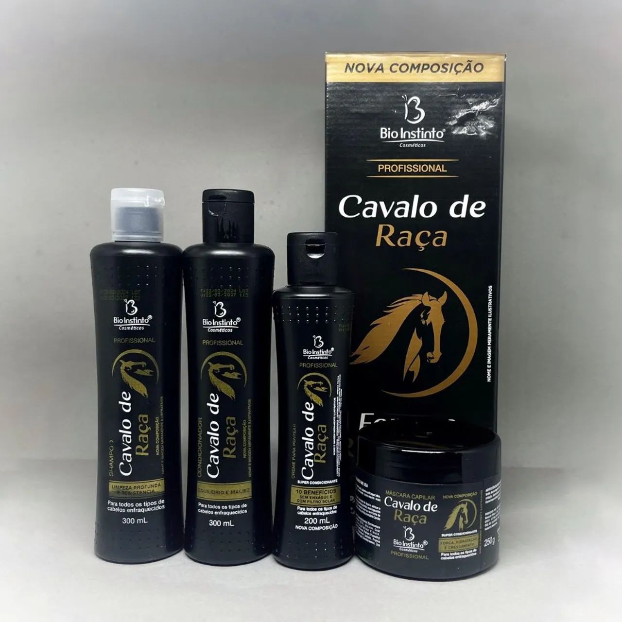 Kit capilar cavalo de raça 
