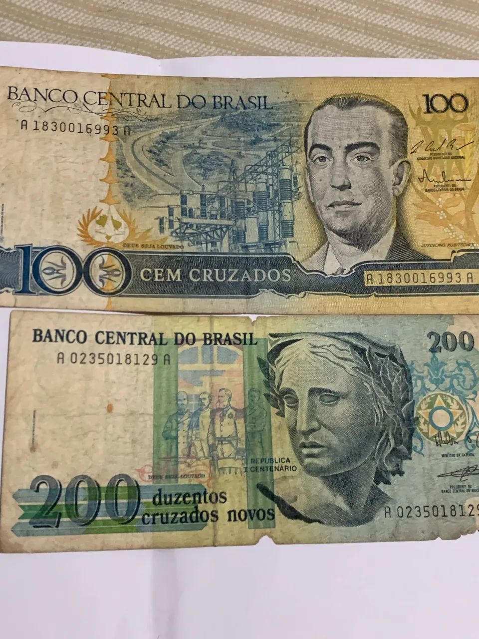 Cédulas antigas