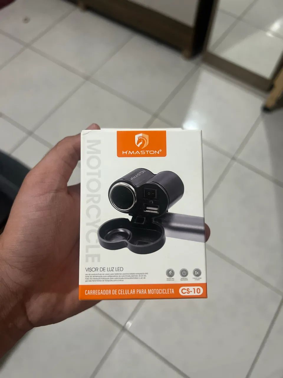 Carregador para moto 