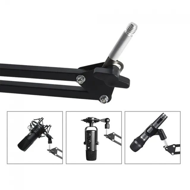  Suporte para Microfone de Mesa Maono BA20 Braço Articulado - WZetta - Foto 3