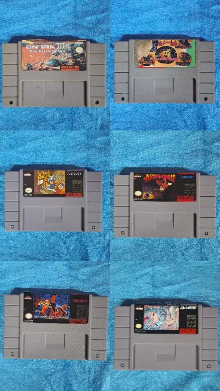 Lote Jogos Super Nintendo (SNES) - Originais e Paralelos - Preços Variados - Foto 2