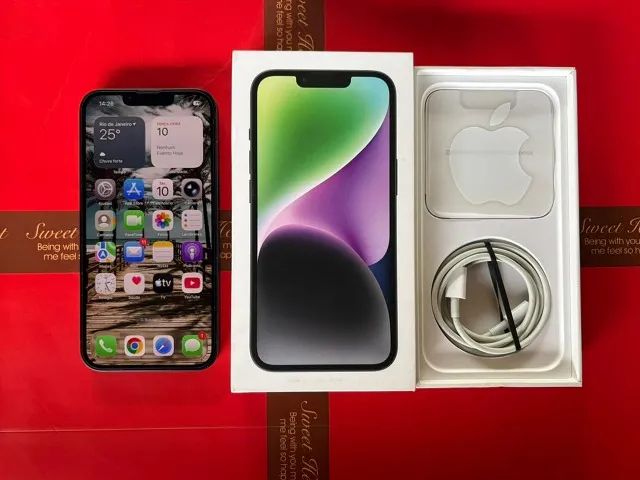 IPHONE 14 MEIA-NOITE - NOVO!