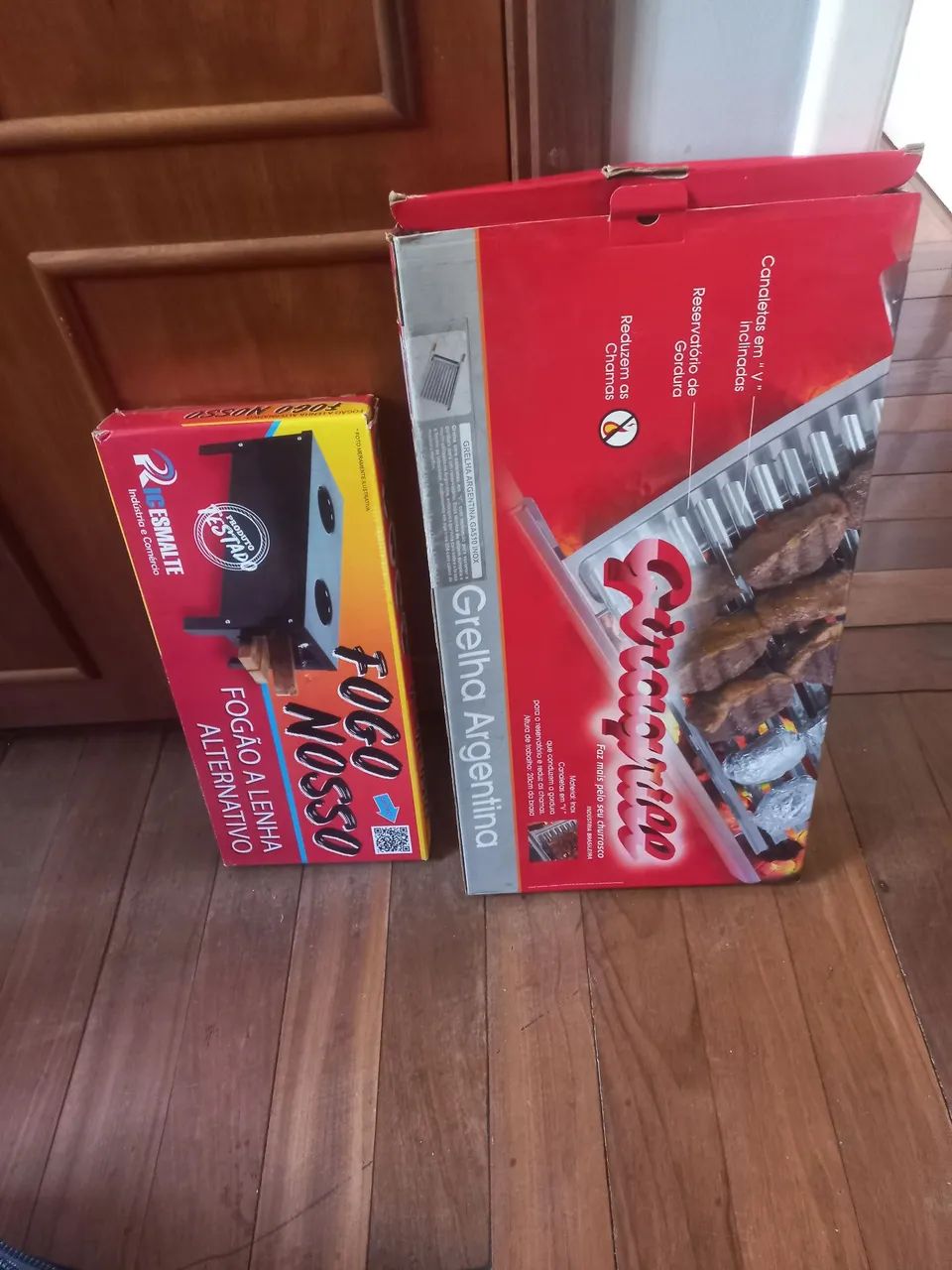 Grelha Argentina inox giragrill  de primeira linha e fogão a lenha portátil  - Foto 3